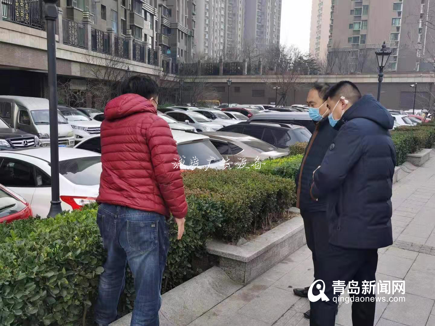 市北区即墨路街道王伟路灯灯箱华：冲在战“疫”一线的